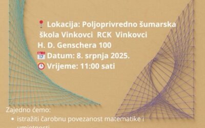 Pozivnica za string art radionicu